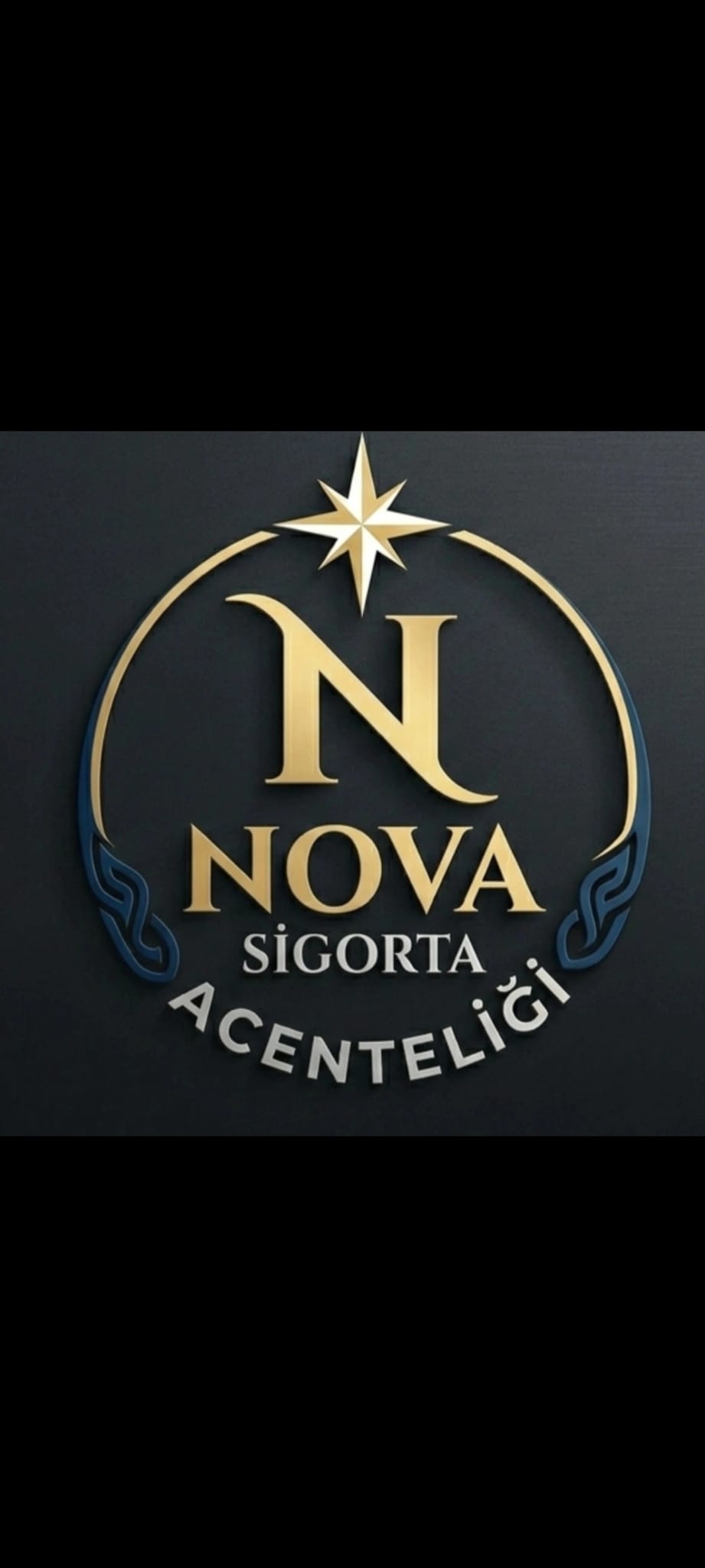 NOVA Sigorta Acenteliği altın yıldızlı logosu